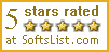 5 stars by softslist